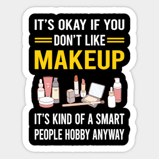 Smart People Hobby Makeup Sticker